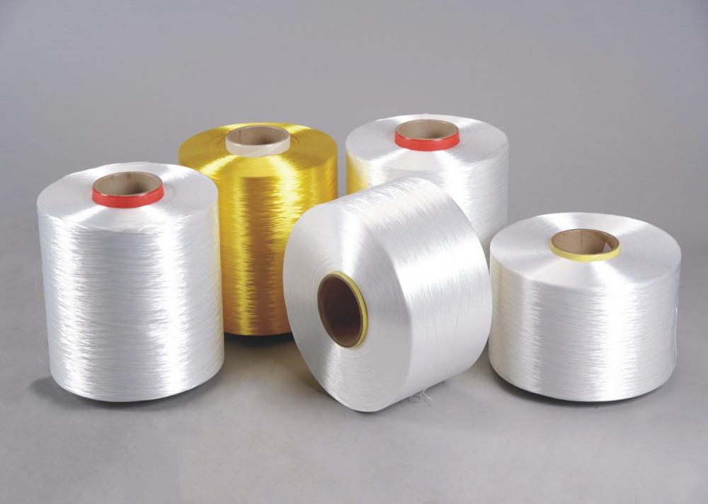 1500D polyester yarn high tenacity raw white