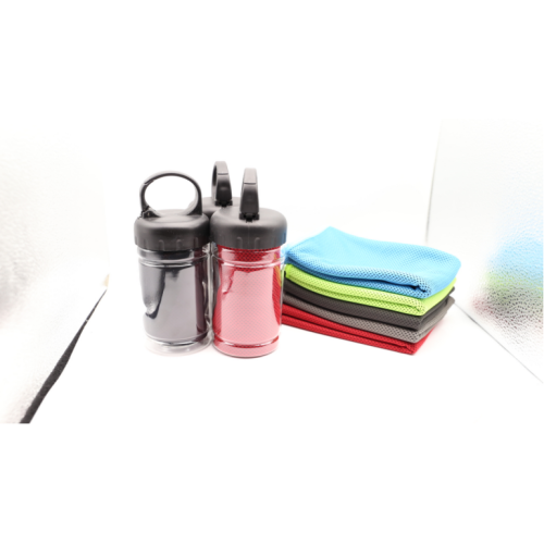 Cooling towel+Handle bottle