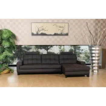 Unique Design L Shape Leather Sofa Suite, Living Room Furniture
