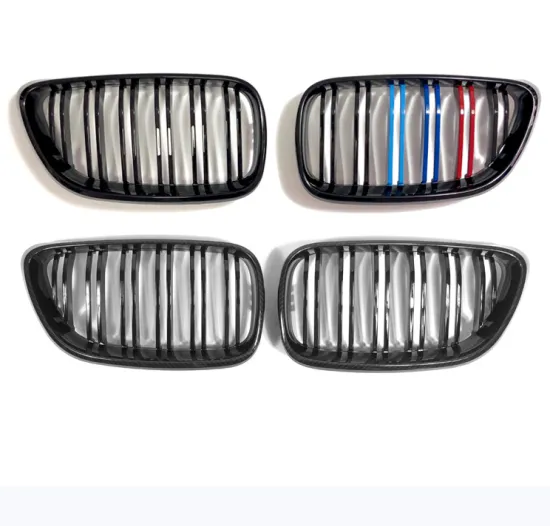 BMW 2 Series Grille F22/F23 Modification: Bright Black Three Color Carbon Pattern Grille Front Decoration