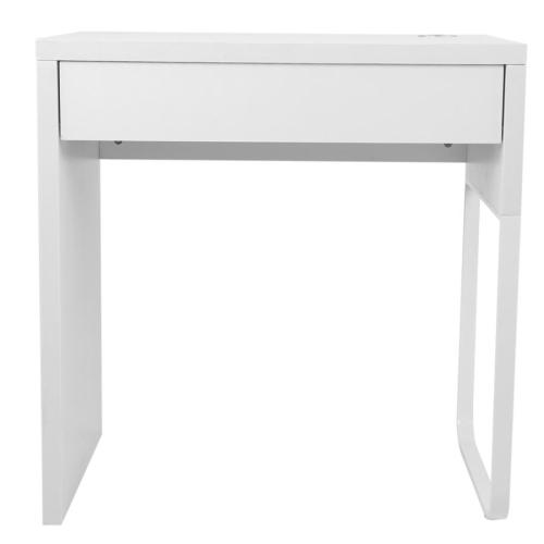 Simpleness White Computer Desk Desktop Desk Bookcase with Drawer Writing Table for Home Study Office Use Household Furniture
