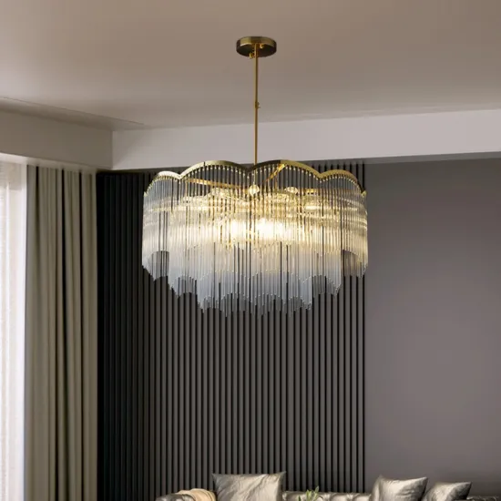 Modern Italian Luxury Glass Chandelier - LED K9 Crystal Ceiling Light