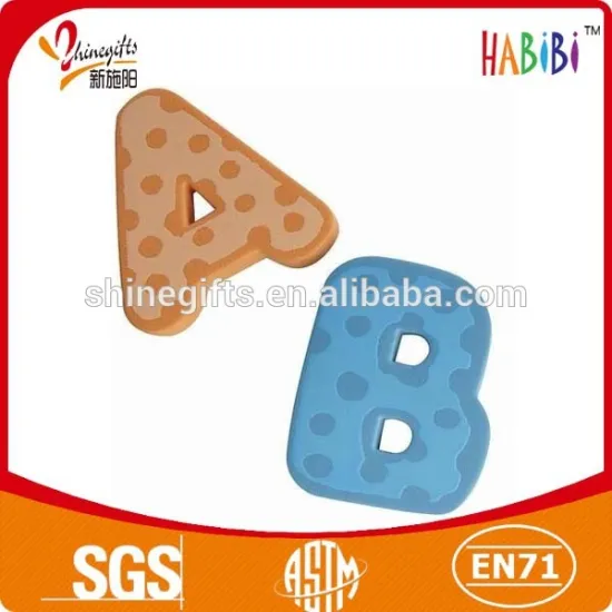 alphabet bath toy eva sticker