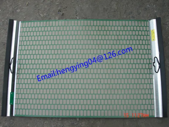 2016 hot sale FLC500 hook strip falt screens / shale shaker screen