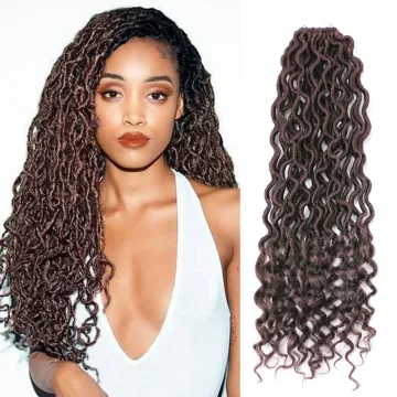 Curly Goddess Locs Crochet Hair For Black Women