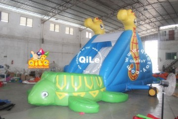 2017 Newest PVC tarpualin Inflatable Water Slides from QILE