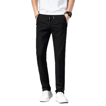 Thin Ice Silk Quick-Drying Summer Men's Sports Pants