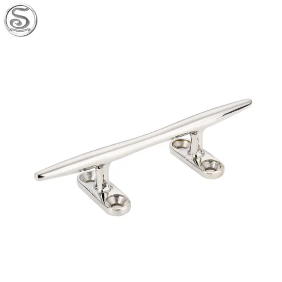 316 Stainless Steel Mirror Polish Cast Base Cleat - Boat Accessories & Marine Supplies