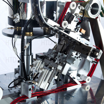 Máquina de montagem de controle deslizante de zíper de plástico fechado