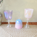 Q're Crystal Singing Grail Crystal Singing Chalice Set Set