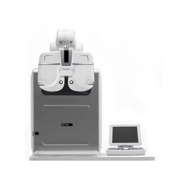 Portable Tabletop Refraction System: ACP-1000+VT-800 Adjustable Space-saving Eye Chart Projector and Phoropter