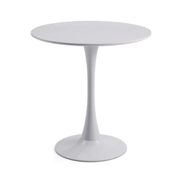 Mesa de café blanca para sala de estar y comedor modernos