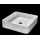 Square acrylic stone resin bathroom basin for cabinet