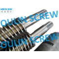 65/132 Twin Conical Screw and Barrel for PVC WPC Extrusion