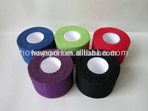 (D)Cotton Colored Sports rigid strapping Adhesive Tapes 38mm x 13.7m (CE/FDA/TUV)