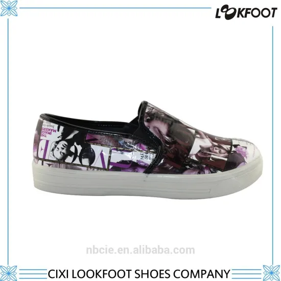 Soft and comfortable pu shoes custom big size women shoes wholesale