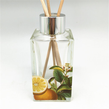 110ml diffuser glass bottle with decal
