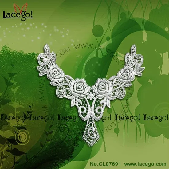 ladies kurta design lace neck collar