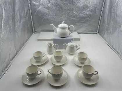 Creative Ceramic Tea Set white