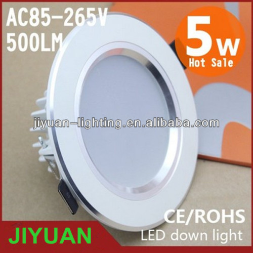 high quality led recessed ceiling light5w led ceiling light Epistar/Bridgelux led 3year warranty