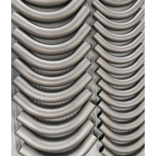 Titanium alloy curved tube