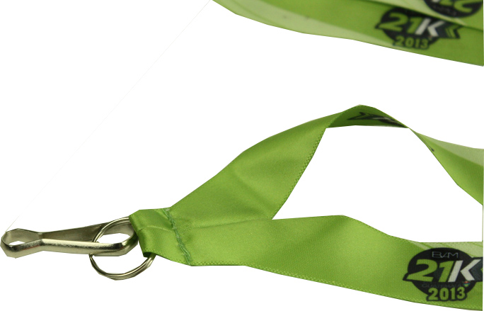 lanyard with metal holder