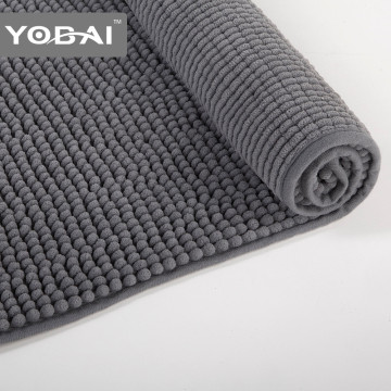 Custom Anti-Slip Chenille Towel Non-Slip Bath Mat Set