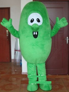 Cartoon costume,bugs bunny rabbit character,disney character,Cucumber plush dress costumes