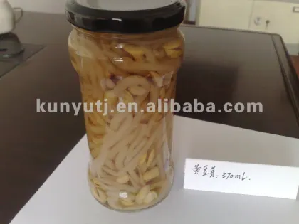 canned soybeans sprouts in brine