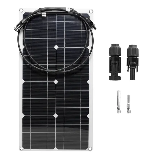 25W 18V Car, RV, and Outdoor Solar Panel Charger Kit with MC4 Connectors