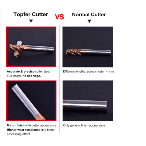 TialN coating tungstend carbide Corner radius end mills