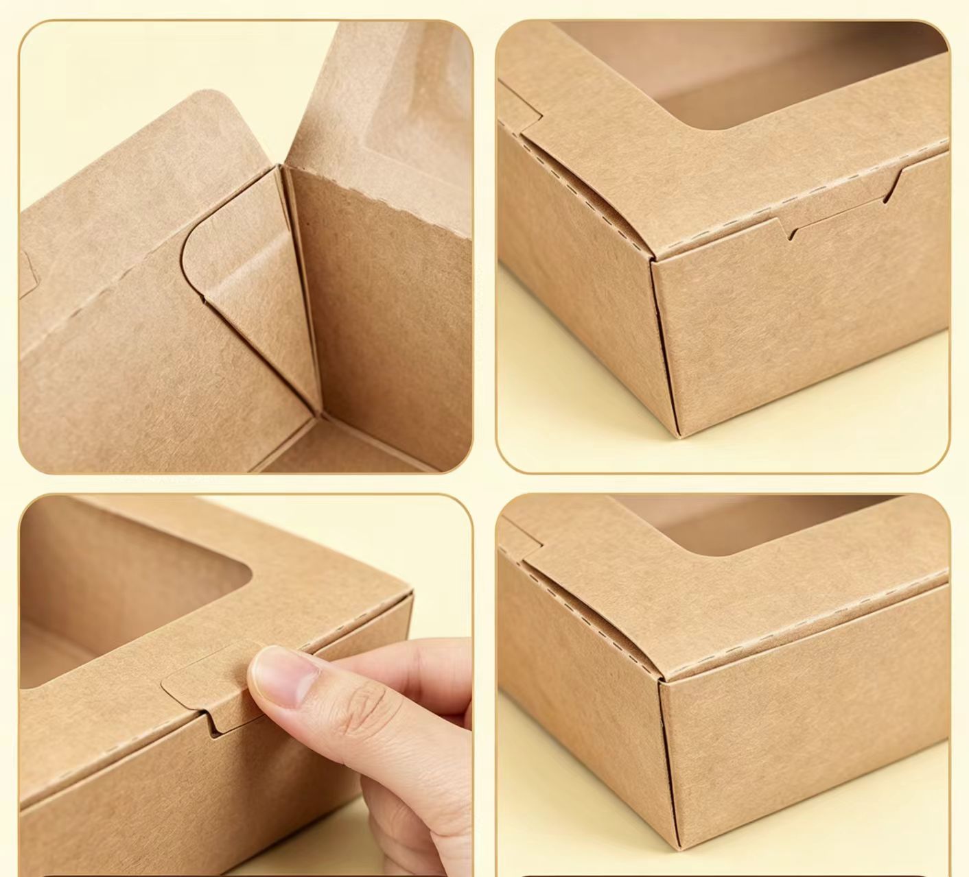 Kraft Paper Box with Window