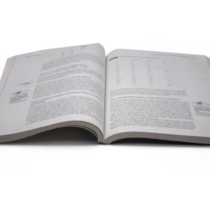 Print school softcover children education book for learning