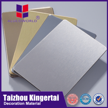 Alucoworld Quality Guarantee 20 YEARS FACTORY OUTLET unbreakable core 4mm aluminum composite panel