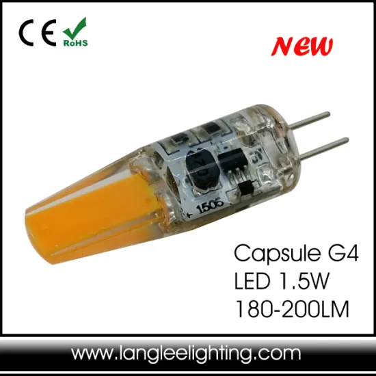 Silicone New COB G4 LED 1.5W 180LM 12V 24V