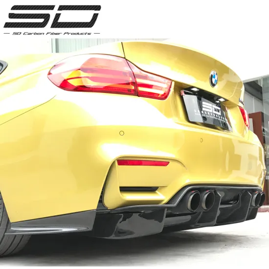 PSM Style Dry Carbon Fiber Rear Bumper Diffuser for M3 F80/M4 F82