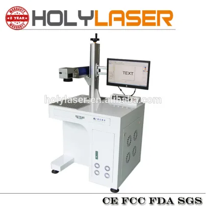 China fiber laser plastic sticker printing machine hologram printer