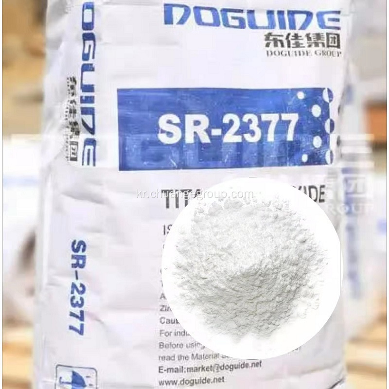 SR2377 Rutile TIO2 MSDS 이산화물 결정 안료 티타늄