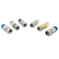 F Type Male Plug Compression Cable Connector Adapter