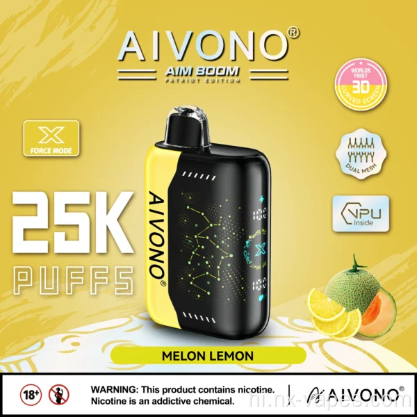 Aivono Aim Boom 25000 पफ्स डिस्पोजेबल वेप