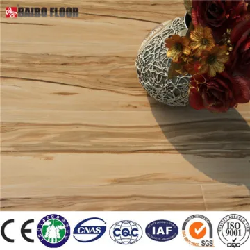 Waxed HDF floating wood laminate engineered flooring