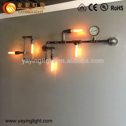 Industrial pipe wall lamp,Industrial indoor wall lamp ,water pipe light