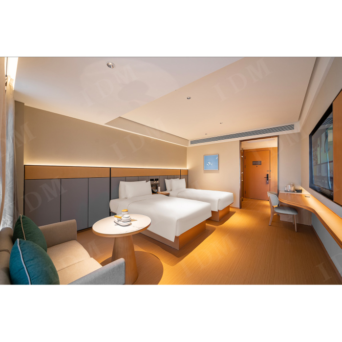 Design moderno Móveis de quarto de quartos de hotel de 3 a 5 estrelas