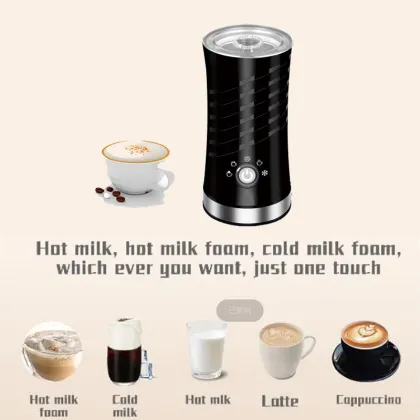 500W Automatic Milk Frother & Coffee Heater with Warming Cup