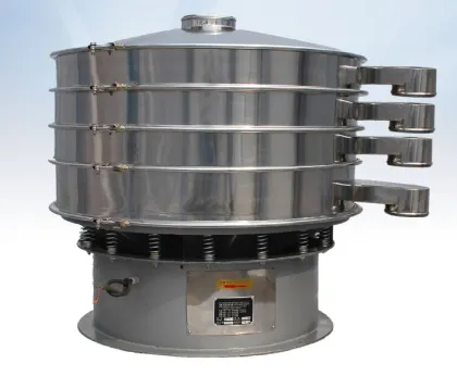 The vibrating screen for chilli processing