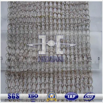 Brass air liquid filter knitted copper wire mesh
