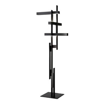 Black Led Decorative Metal Mid Century Modern Floor Lamp