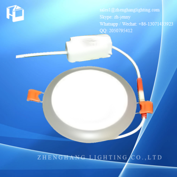 LED Panel Light Downlight 6/9/12/18/24W Round White+Red/Blue/Green