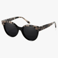 Oversized Round Acetate Sunglasses