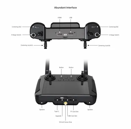 SIYI Mk15 Agriculture Mini HD Smart Controller: Superior Performance for FPV Applications